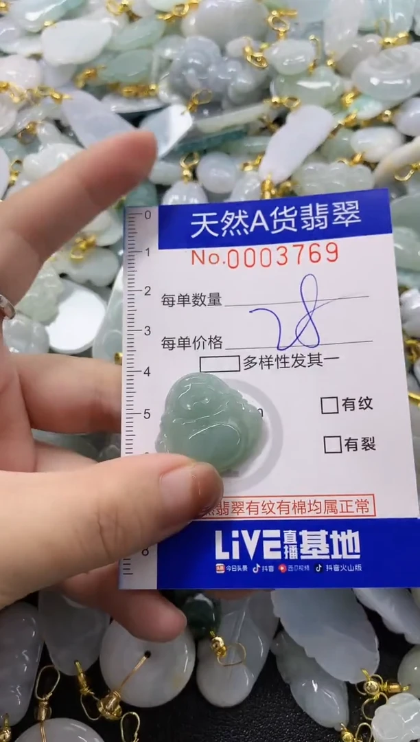 颈饰未镶嵌翡翠天然A货翡翠