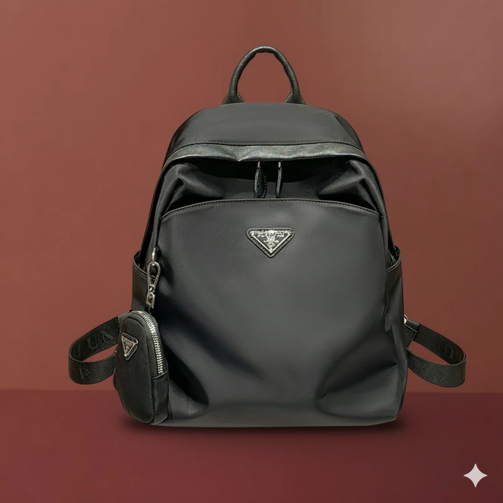 香港轻便牛津布双肩包2025款时尚百搭防水大容量休闲旅行商务背包