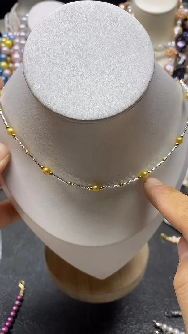 颈饰未镶嵌淡水珍珠多人