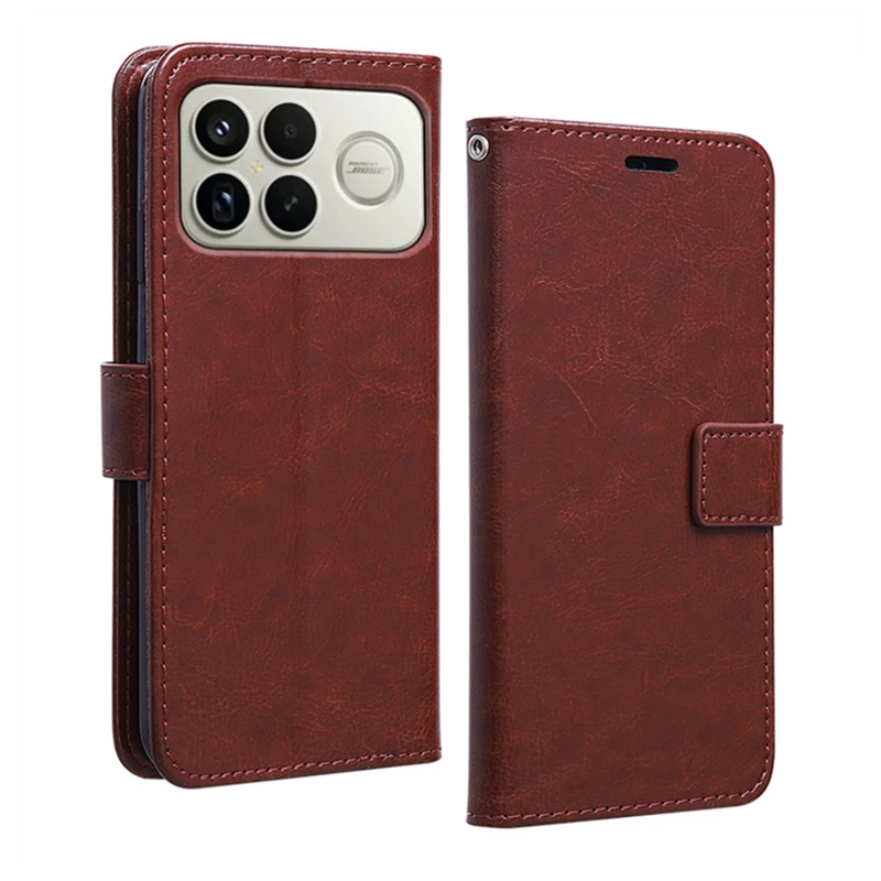 红米K90ProMax手机壳25102RKBEC保护皮套Redmi翻盖全包防摔软硅胶