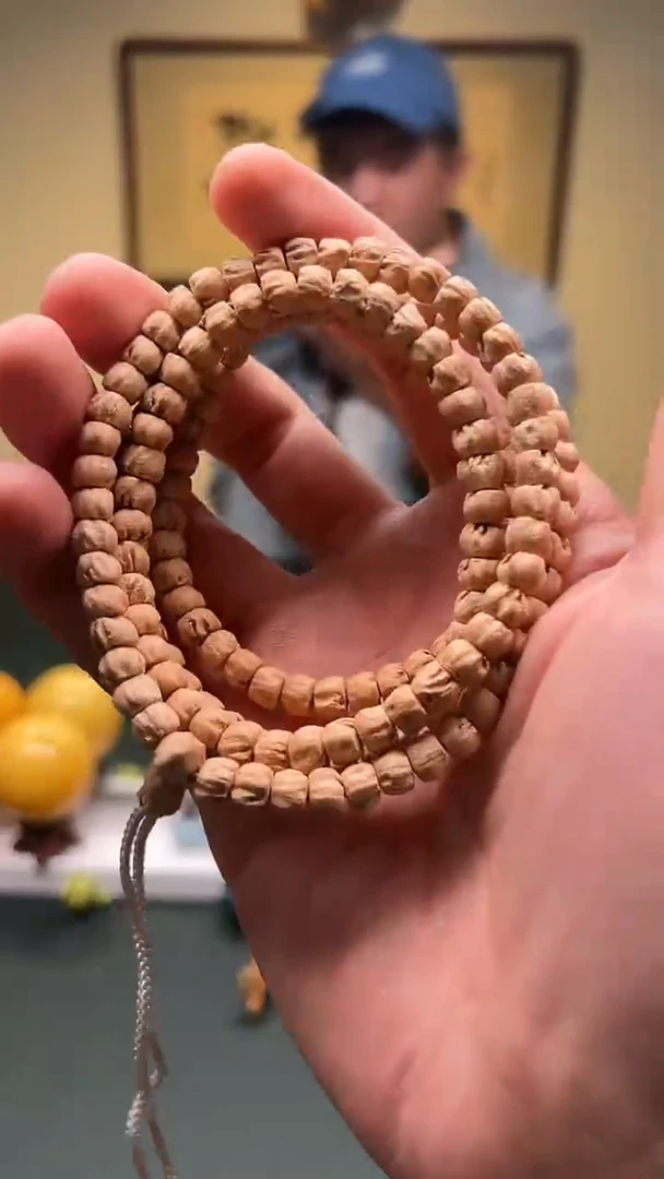 【闪购商品】柏香籽/百香籽手串6.5mm+ 红皮莲花座柏香籽多圈