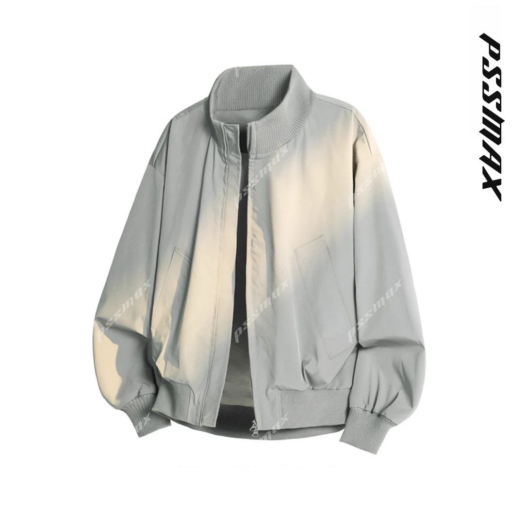 胖俗俗pssmax【港风复古夹克】2025早秋新款少年感休闲宽松外套