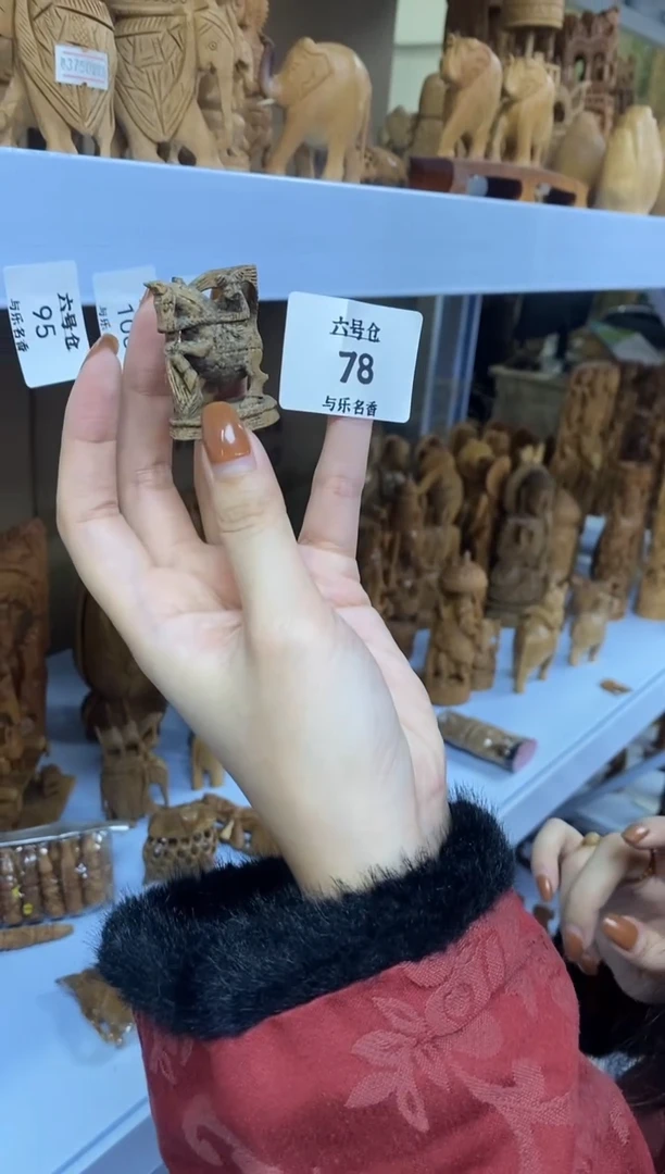 檀香木其他工艺品战马-6号78