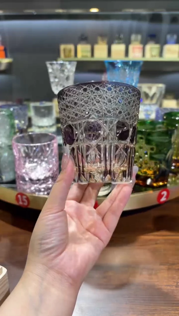 宽口款水晶玻璃S****1直播间活动单只 新紫宝