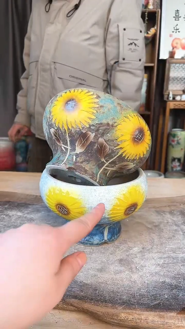 【闪购商品】摆件8-223口14高11     二个