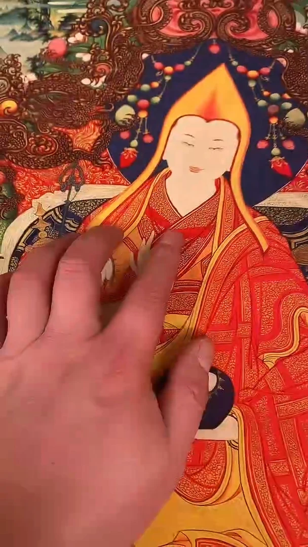 装裱画精美唐卡tk16028