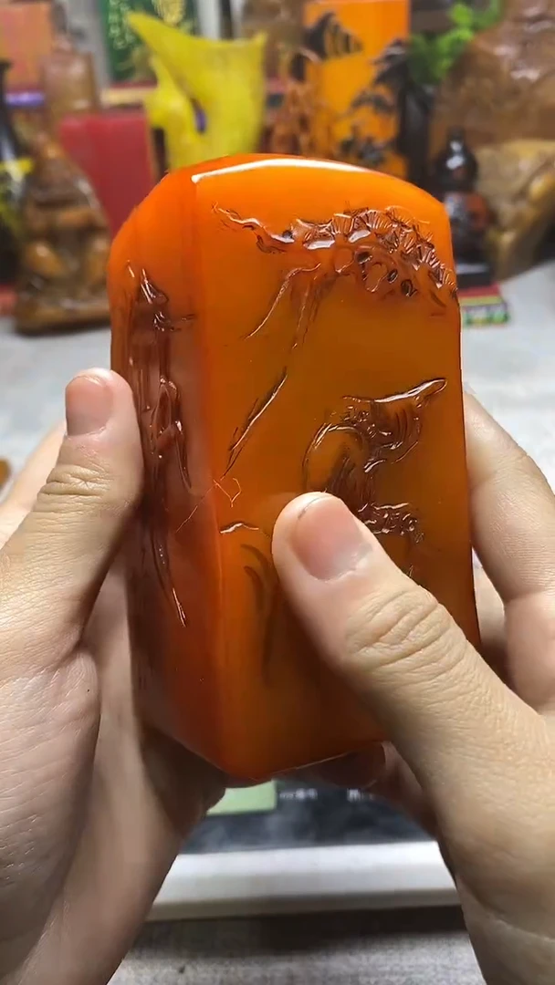 寿山石印石纯天然石料