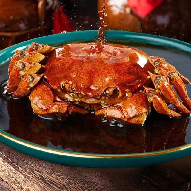 花雕熟醉蟹礼盒母蟹4只/盒 2两（1.9-2.3） 2.5两（2.4-2.6）顺丰包邮