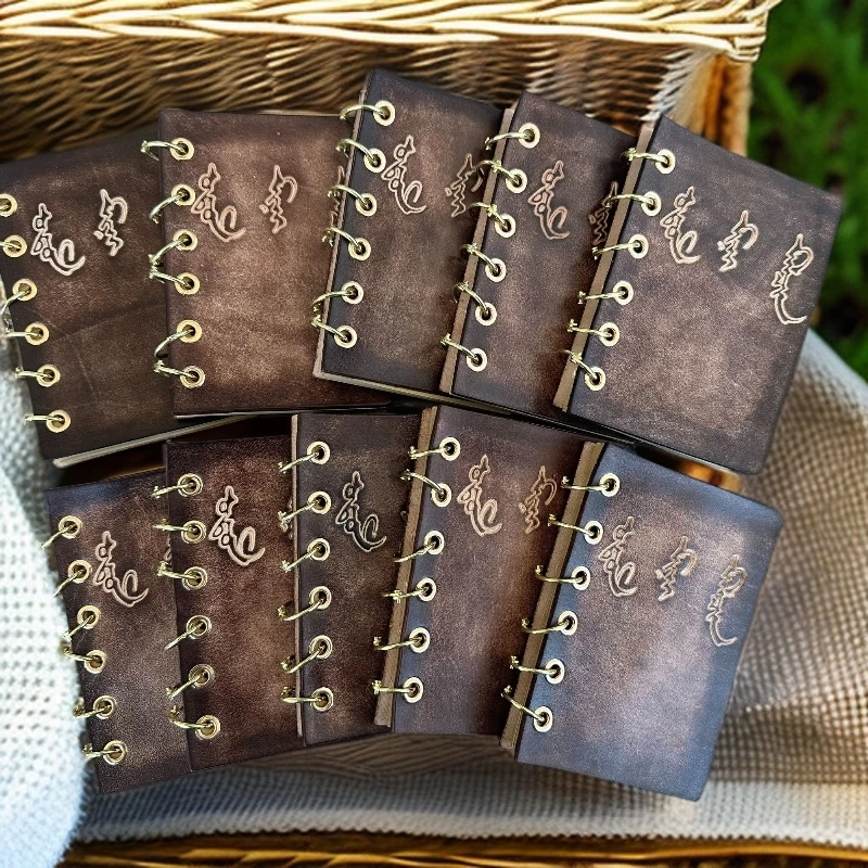 BULHM手工皮具，真皮A5活页本记事本手账本头层牛皮商务随身笔记