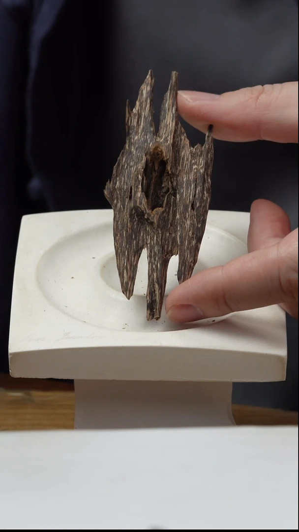 沉香沉香碎屑1201-越树心熏香料，重4.35克