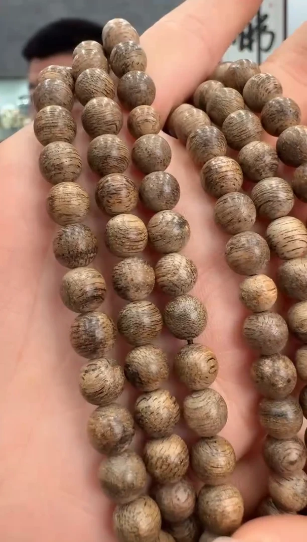 【闪购商品】沉香手串D圆珠长串一条7MM