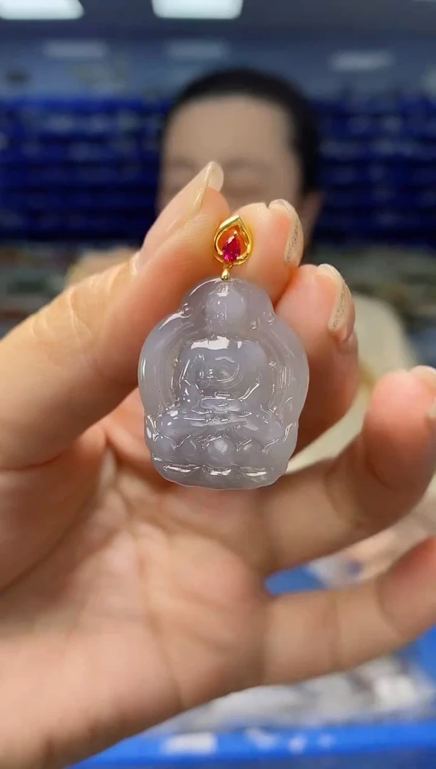 【闪购商品】和田玉DZ509818K金镶嵌DZ5098