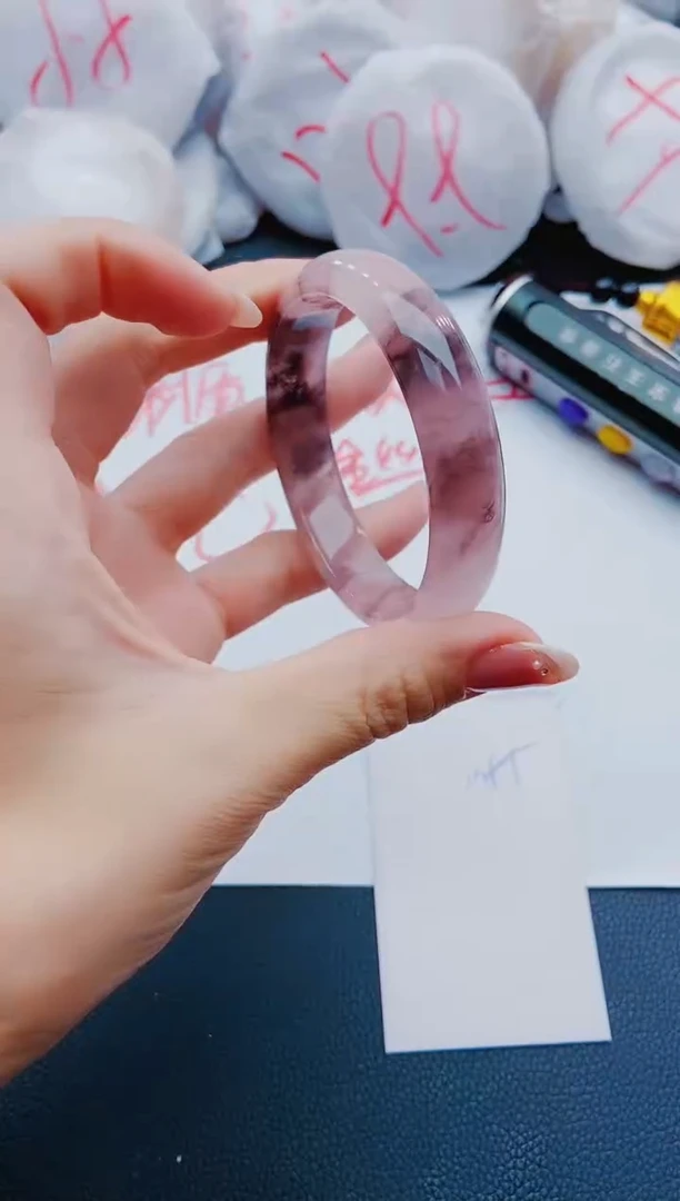 未镶嵌手镯石英质玉M85-57-58