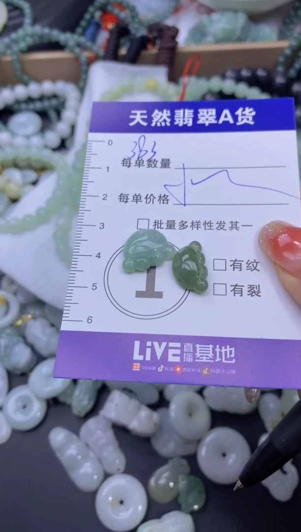 颈饰未镶嵌翡翠天然翡翠A货批量多样性发一件