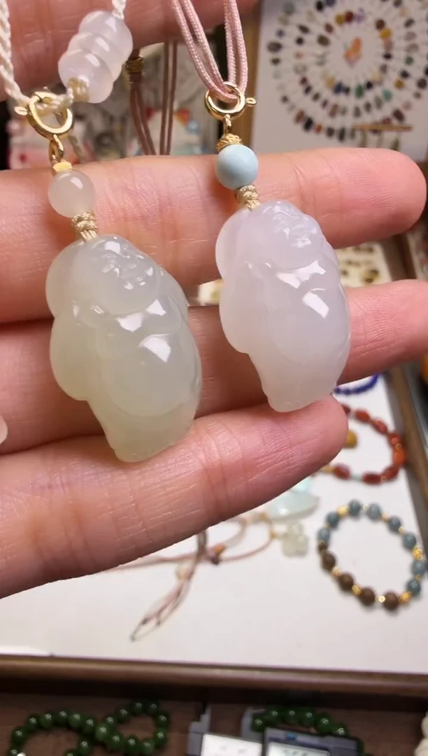 水晶摆件未镶嵌逍遥佛 多样性发其一