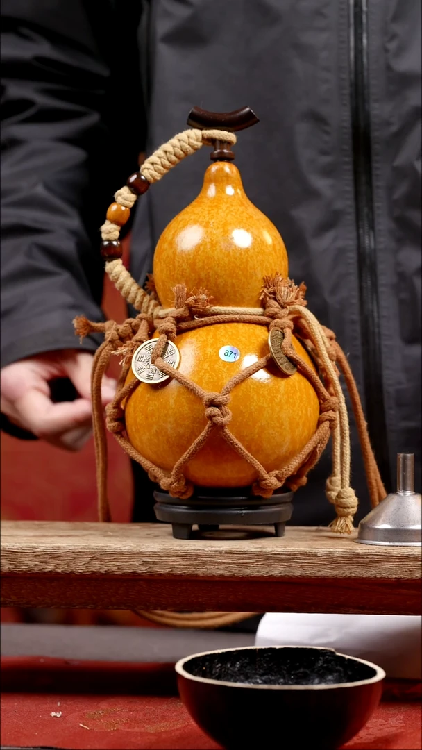 871尾货款大漆精品葫芦5-600ml