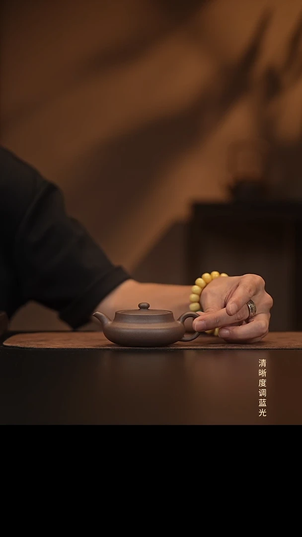 允禾斋  紫砂壶  桑盘 天青