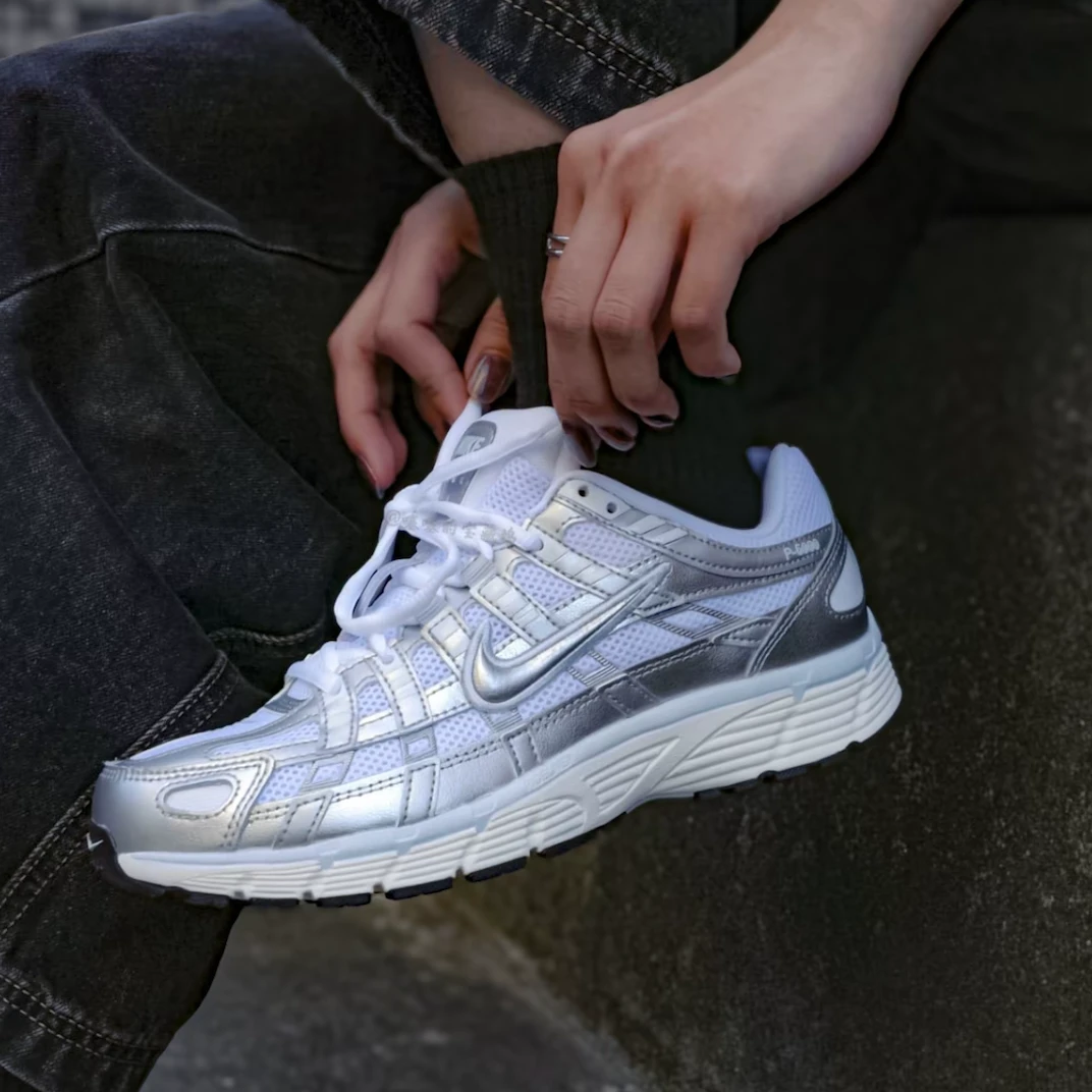 NIKE/耐克男女P6000银白正品潮流爆款老爹鞋专业跑步鞋BV1021106
