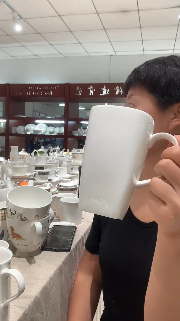 1个隆达骨质瓷杯子