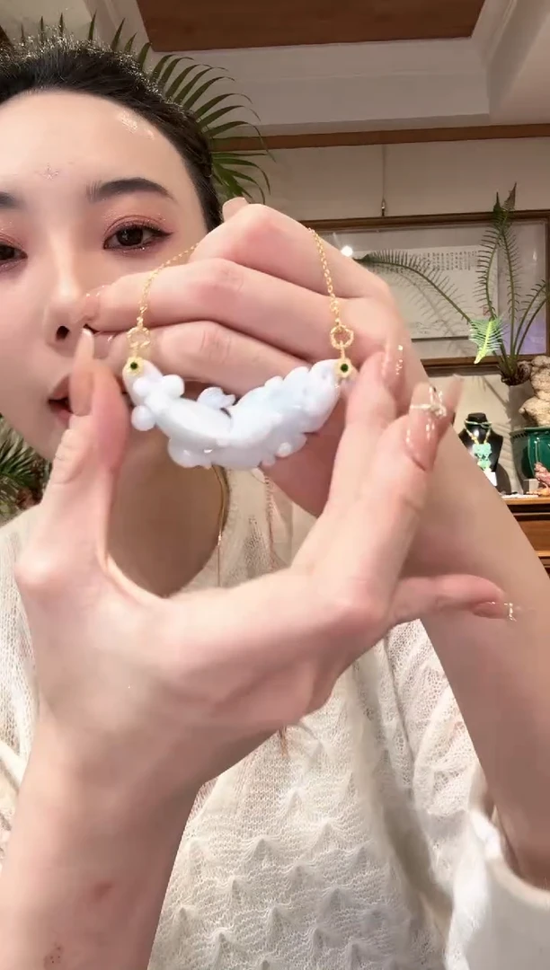 【闪购商品】翡翠颈饰未镶嵌国风