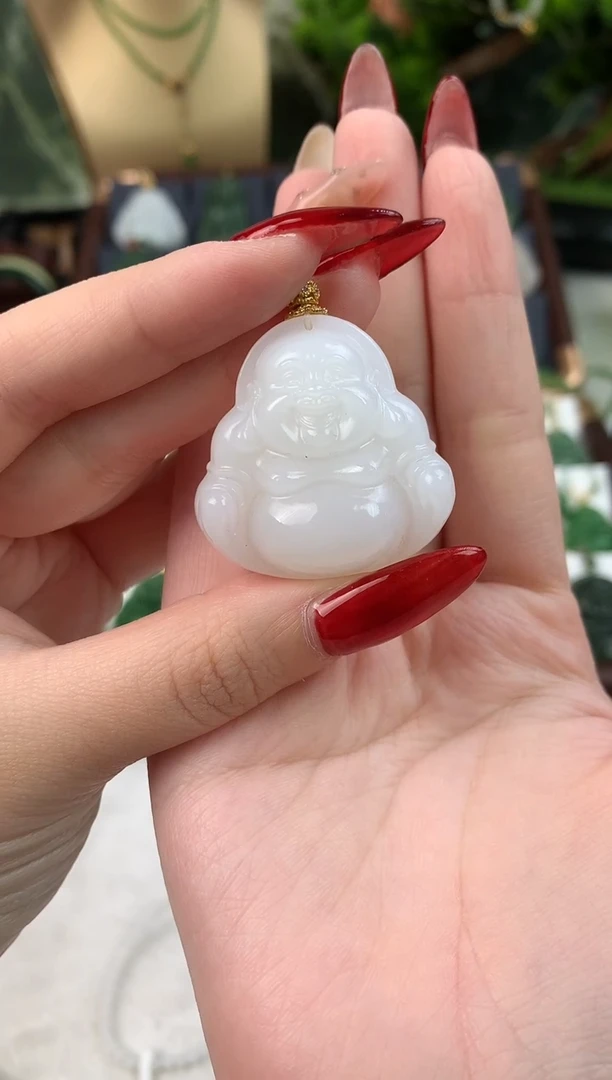 颈饰未镶嵌和田玉可****）吊坠