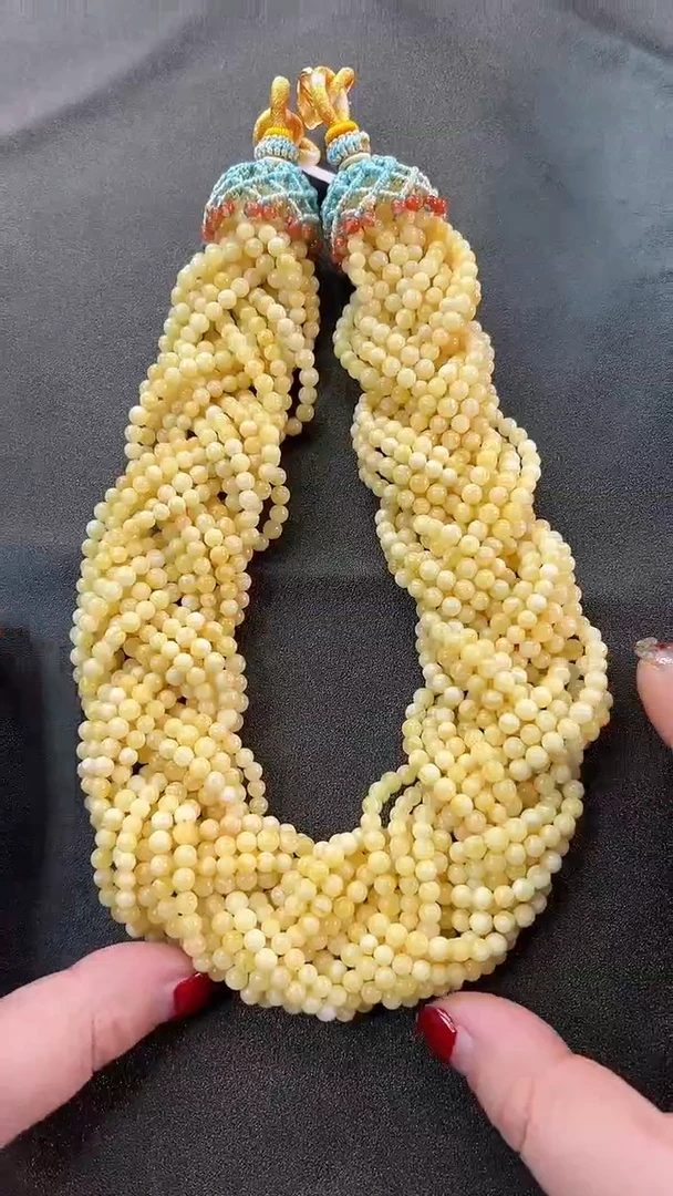 【闪购商品】琥珀颈饰未镶嵌项链