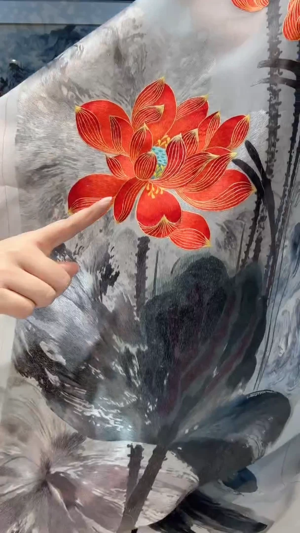 刺绣一****，非遗苏绣手工刺绣单面绣