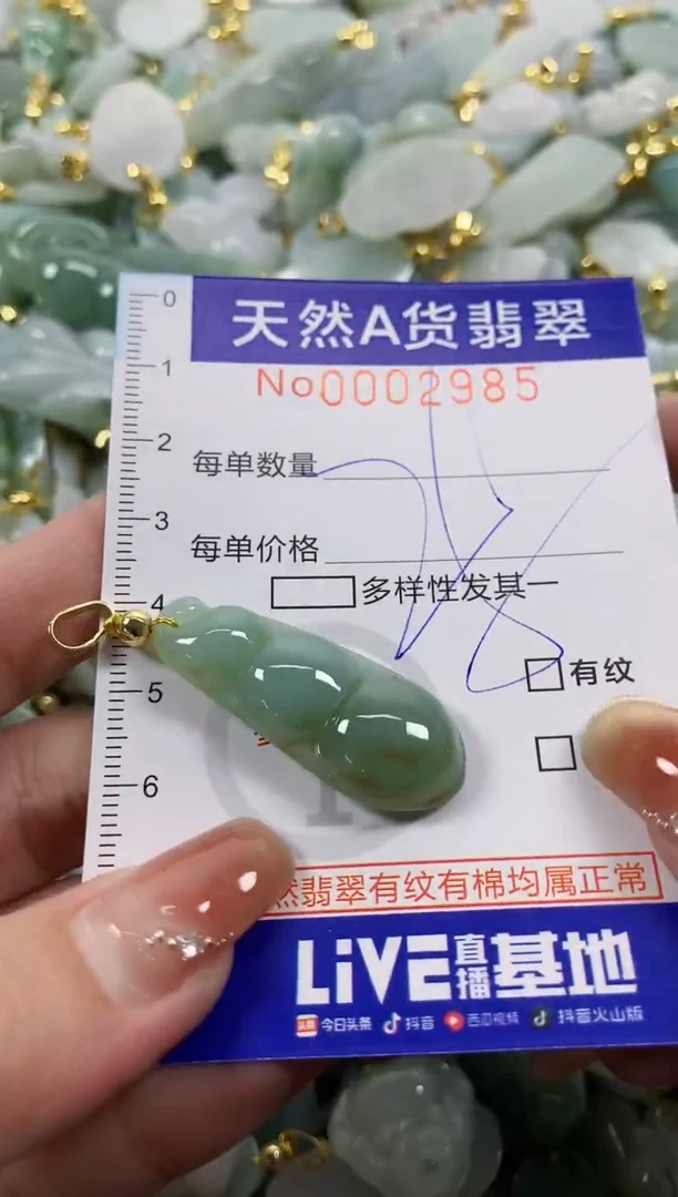 颈饰未镶嵌翡翠天然A货翡翠
