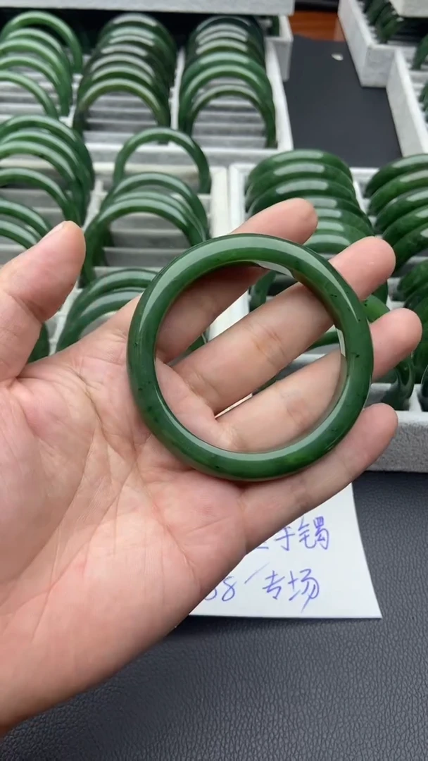 未镶嵌手镯和田玉（碧玉）38-59