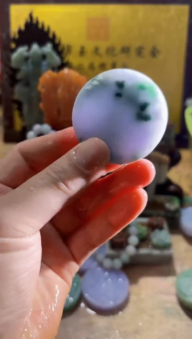 未镶嵌挂件翡翠A货常璀7666