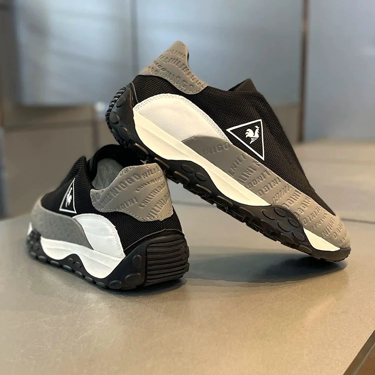 春秋新款时尚百搭布面男士一脚蹬阿甘鞋增高透气韩版潮流休闲鞋子