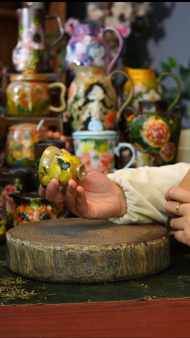 陶瓷4景德镇手工手绘釉下彩