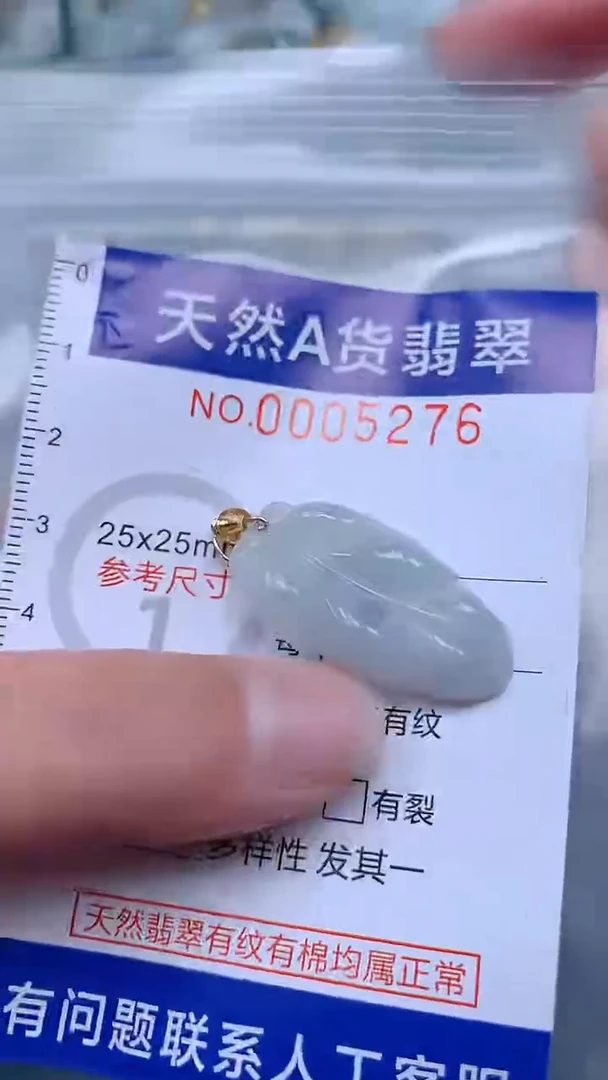 翡翠未镶嵌吊坠(不含链)1