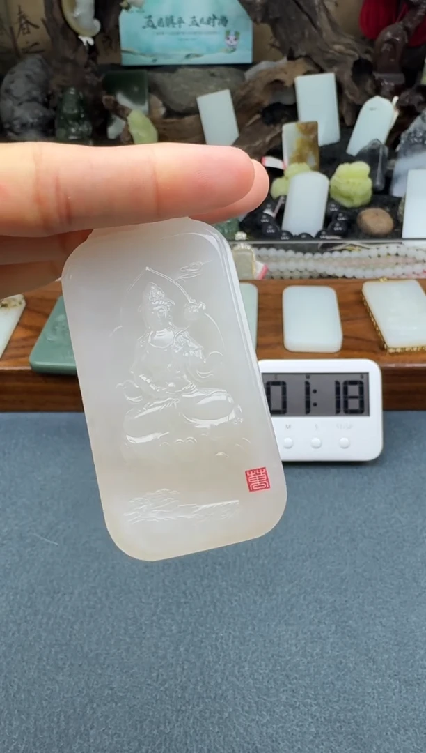 【闪购商品】和田玉颈饰未镶嵌开心