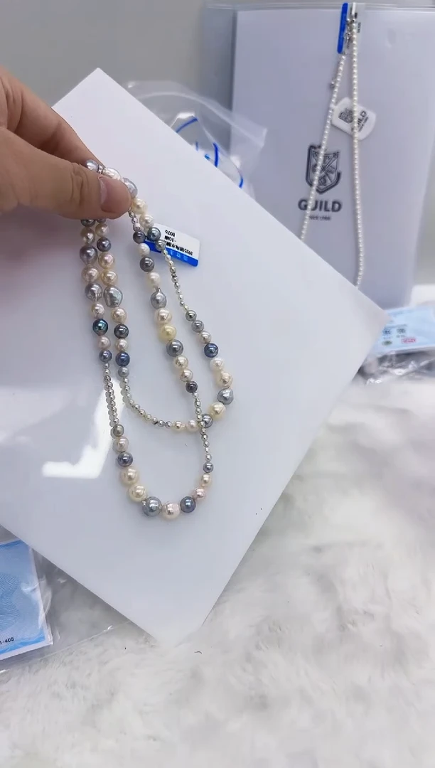 未镶嵌海水珍珠DA珍珠串链  d076