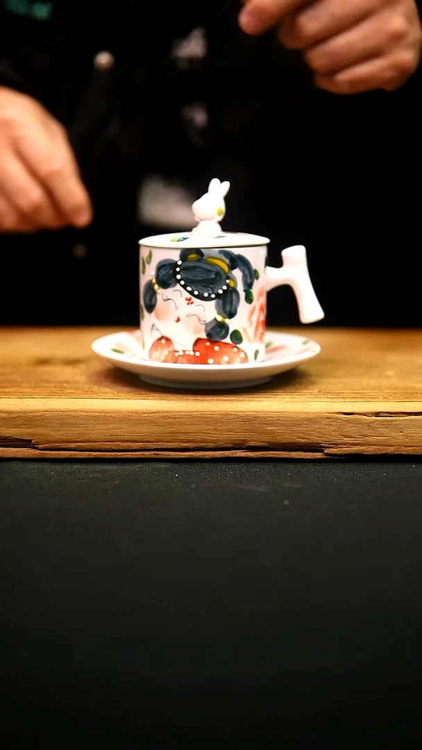 @@陶园瓷舍@@纯手工手绘@高温釉下彩