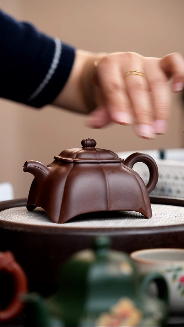 茶壶紫砂底槽清玉菱
