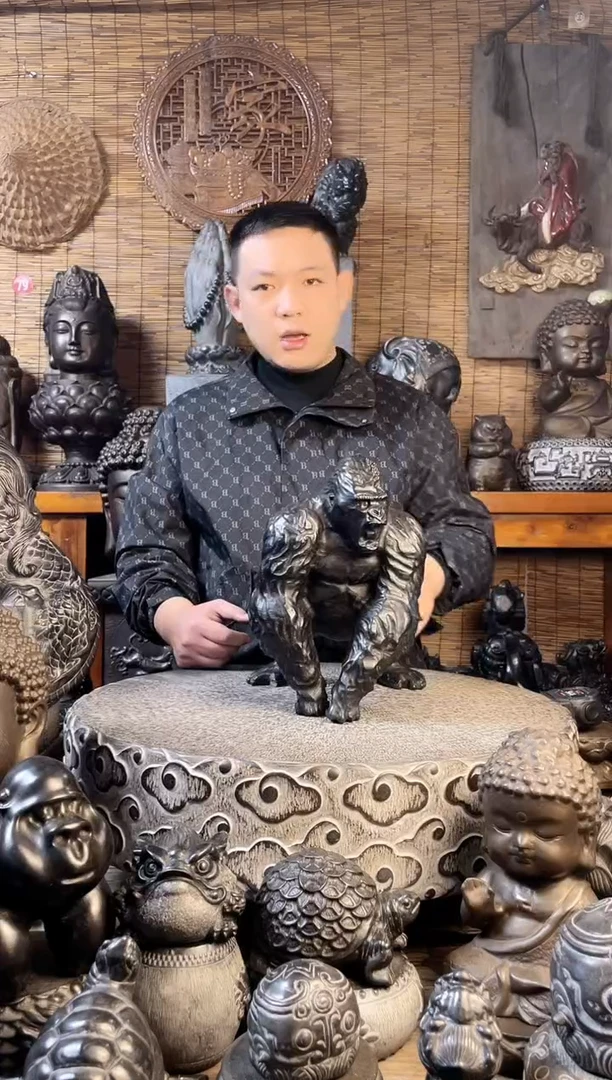 【闪购商品】30经典金刚天然青石雕刻