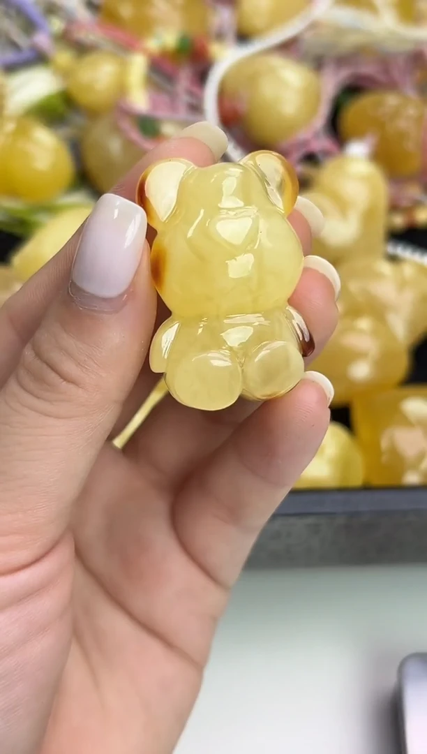 裸石琥珀未镶嵌琥珀蜜蜡吊坠