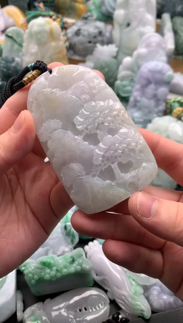 吊坠(不含链)未镶嵌翡翠1