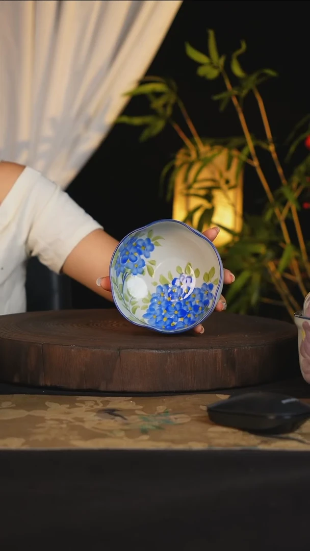碗景德镇手工手绘高温陶瓷可进蒸箱烤箱洗碗机