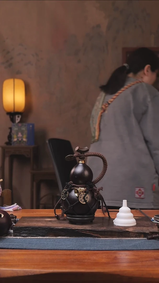 390号精品大漆葫芦防腐防渗装水茶酒