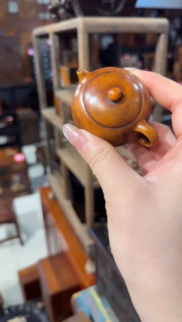 【闪购商品】木木艺黄杨木把把壶68.888