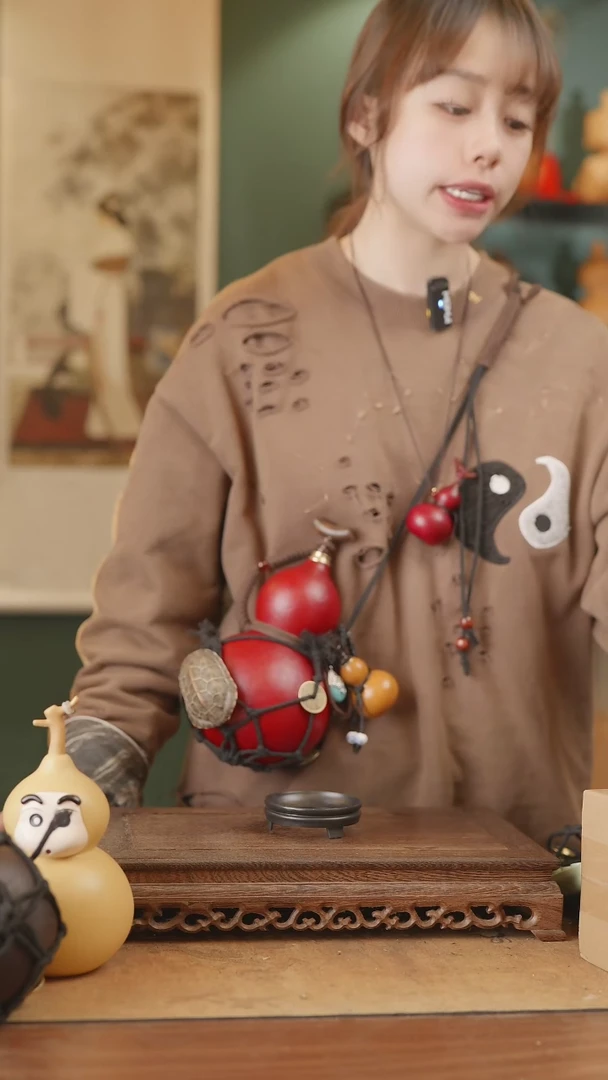 【闪购商品】21号精品天然大漆工艺防渗内胆酒葫芦~