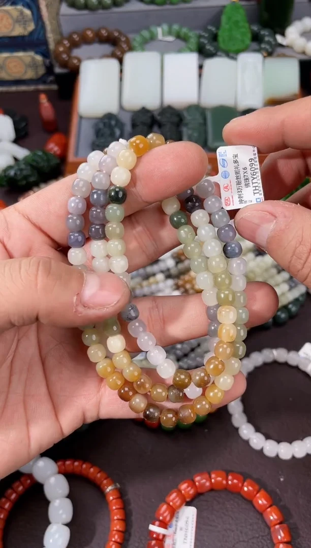【闪购商品】和田玉佛珠未镶嵌多样性发一件THTY6099