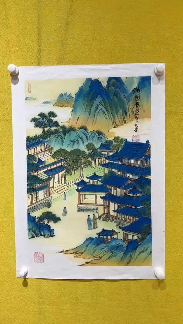 国画梁兆金/精品国画/2.7平尺
