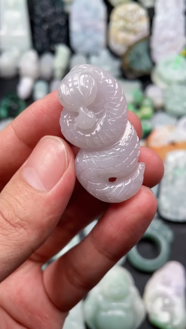 翡翠未镶嵌颈饰天然翡翠a货