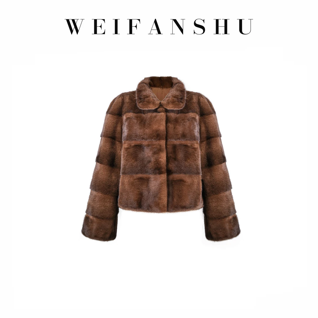 WEIFANSHU/魏凡舒【贵气侵略】进口水貂外套