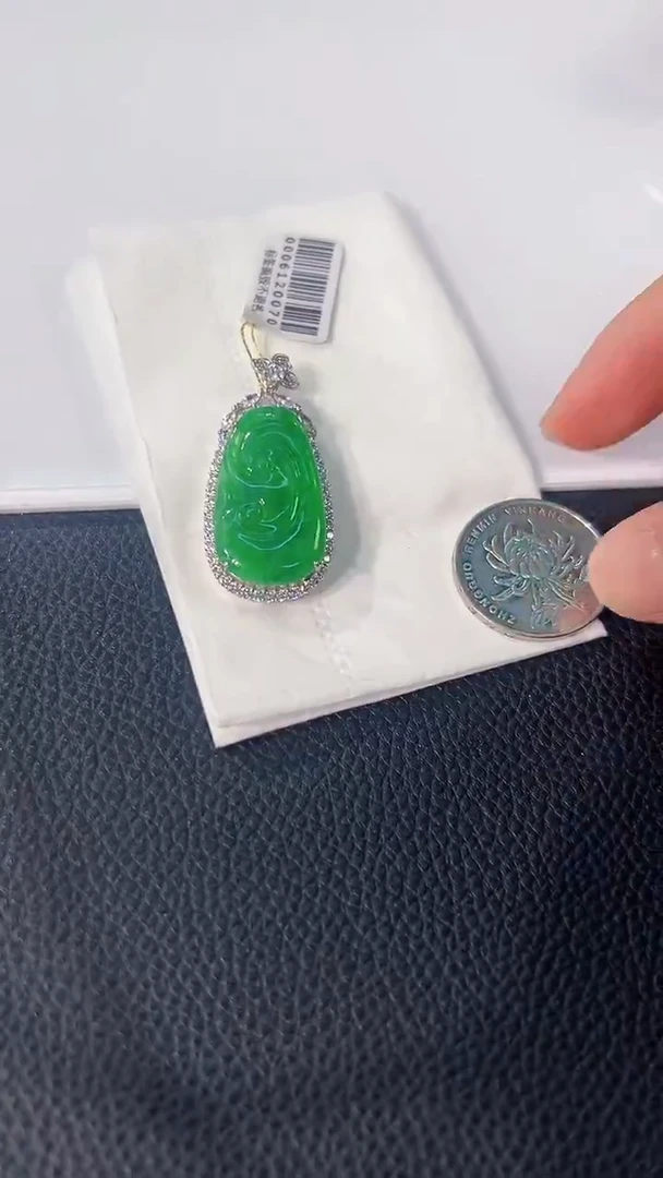 颈饰未镶嵌翡翠 缅料A货/支持复检/一件