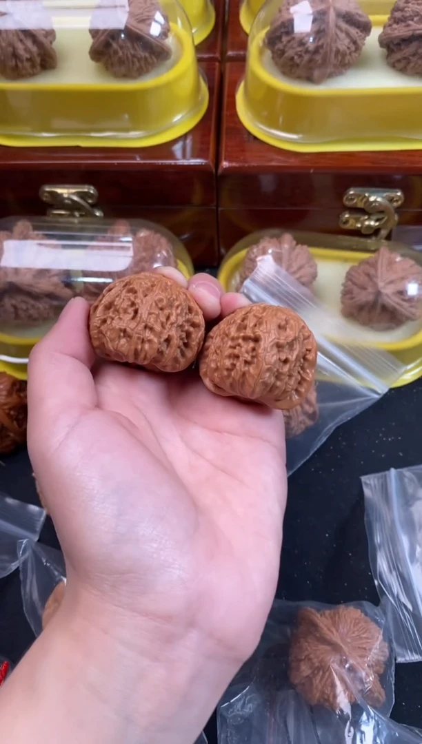把件文玩核桃白狮子36尺s713